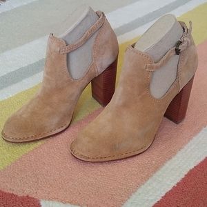 Frye "Margaret" Suede Booties